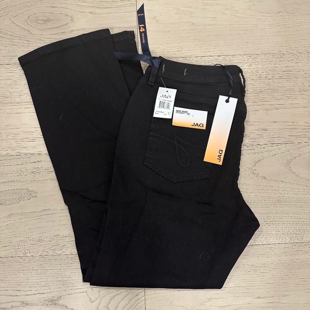 NWT JAG Jeans Petite Portia Straight Jeans (14P)